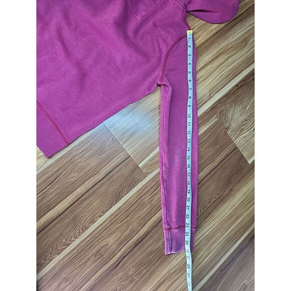 Y2K Hoco Hollister Hoodie Pink Size Med Prep Casual Fuscia Sweatshirt Distressed - Picture 12 of 14